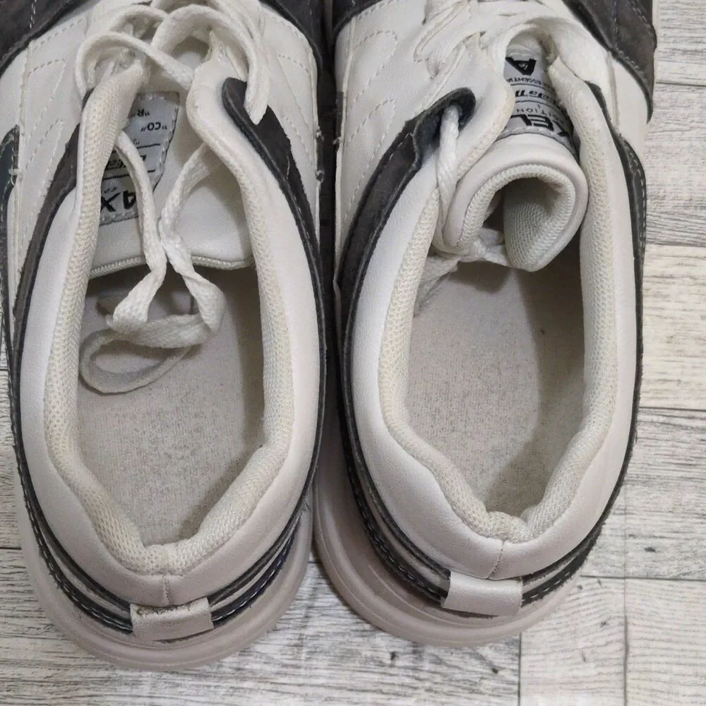 Rare Axels Men's White/Black/Purple Colorblock Sneakers US 10 EU 44 Height Boost